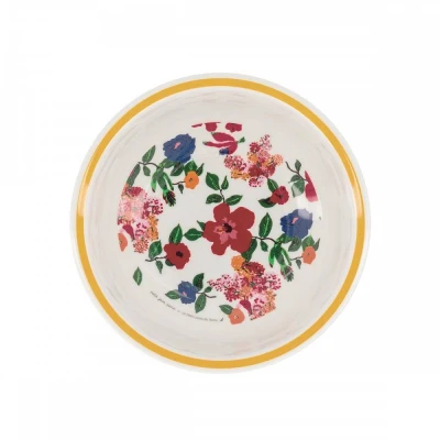MAISON PETIT JOUR Miseczka dla dzieci z melaminy Hibiskus | Pan Piksel