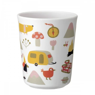 MAISON PETIT JOUR Mały kubek do napojów 160 ml Przygoda! | Pan Piksel