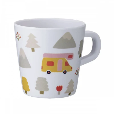 MAISON PETIT JOUR Kubek z jednym uchem 180 ml Przygoda! | Pan Piksel