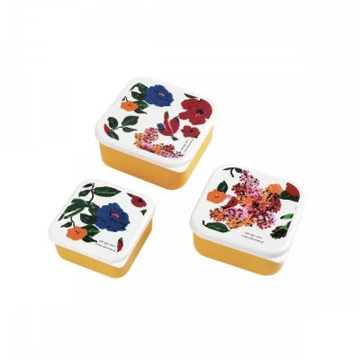 MAISON PETIT JOUR Lunch Box 3 szt/kpl Hibiskus | Pan Piksel