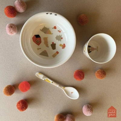 MAISON PETIT JOUR Łyżka melaminowa dla dzieci Przygoda! | Pan Piksel