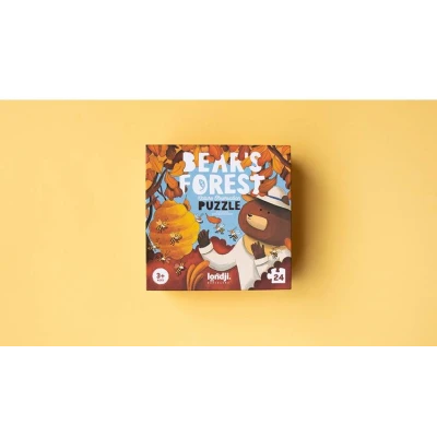 LONDJI Puzzle z grą obserwacyjną Bear's Forest | Pan Piksel