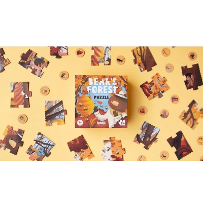 LONDJI Puzzle z grą obserwacyjną Bear's Forest | Pan Piksel