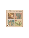 EGMONT TOYS Puzzle Afryka 4 szt/kpl | Pan Piksel