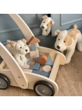 EGMONT TOYS Drewniany pchacz z klockami | Pan Piksel