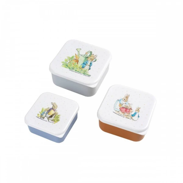PETIT JOUR PARIS Lunch Box 3 szt/kpl Królik PIotruś | Pan Piksel