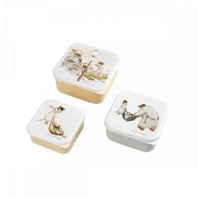 PETIT JOUR PARIS Lunch Box 3 szt/kpl Ernest i Celestyna | Pan Piksel