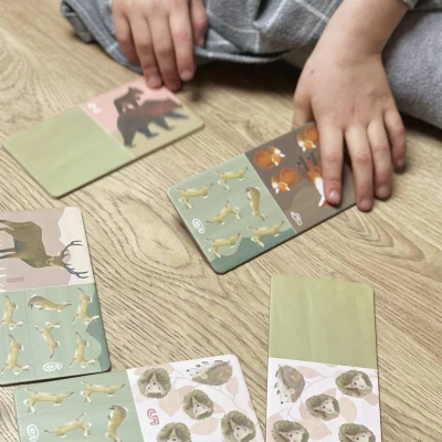 Domino Leśne Zwierzęta Egmont Toys | Pan Piksel