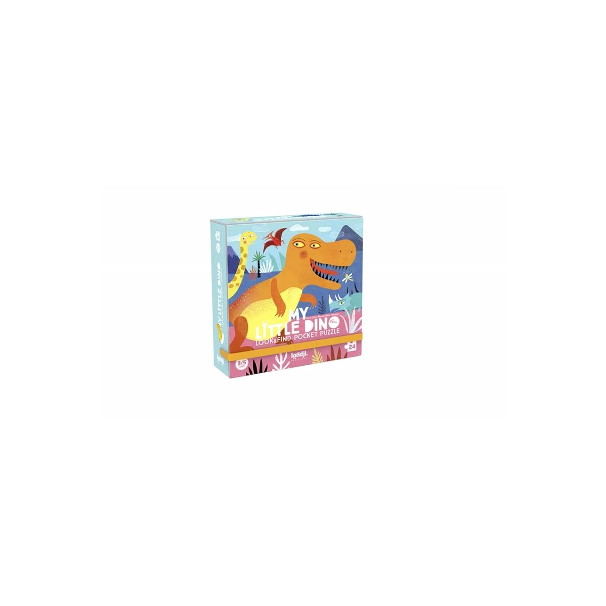 LONDJI Puzzle kieszonkowe Mój Mały Dino | Pan Piksel