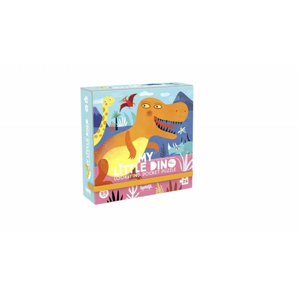 LONDJI Puzzle kieszonkowe Mój Mały Dino | Pan Piksel