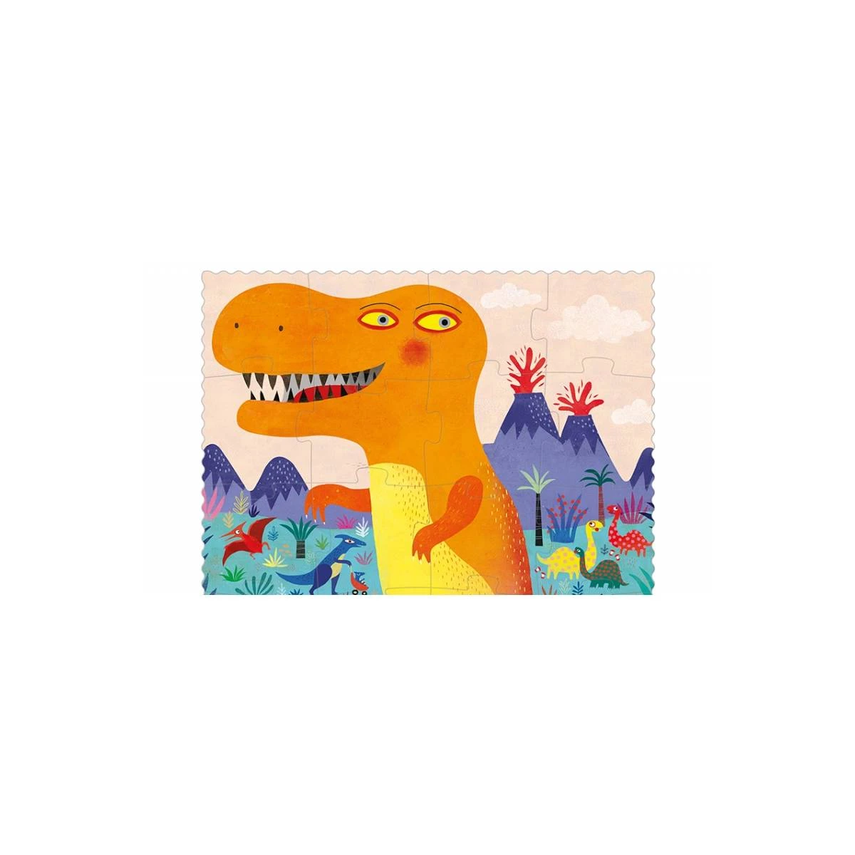 LONDJI Puzzle kieszonkowe Mój Mały Dino | Pan Piksel
