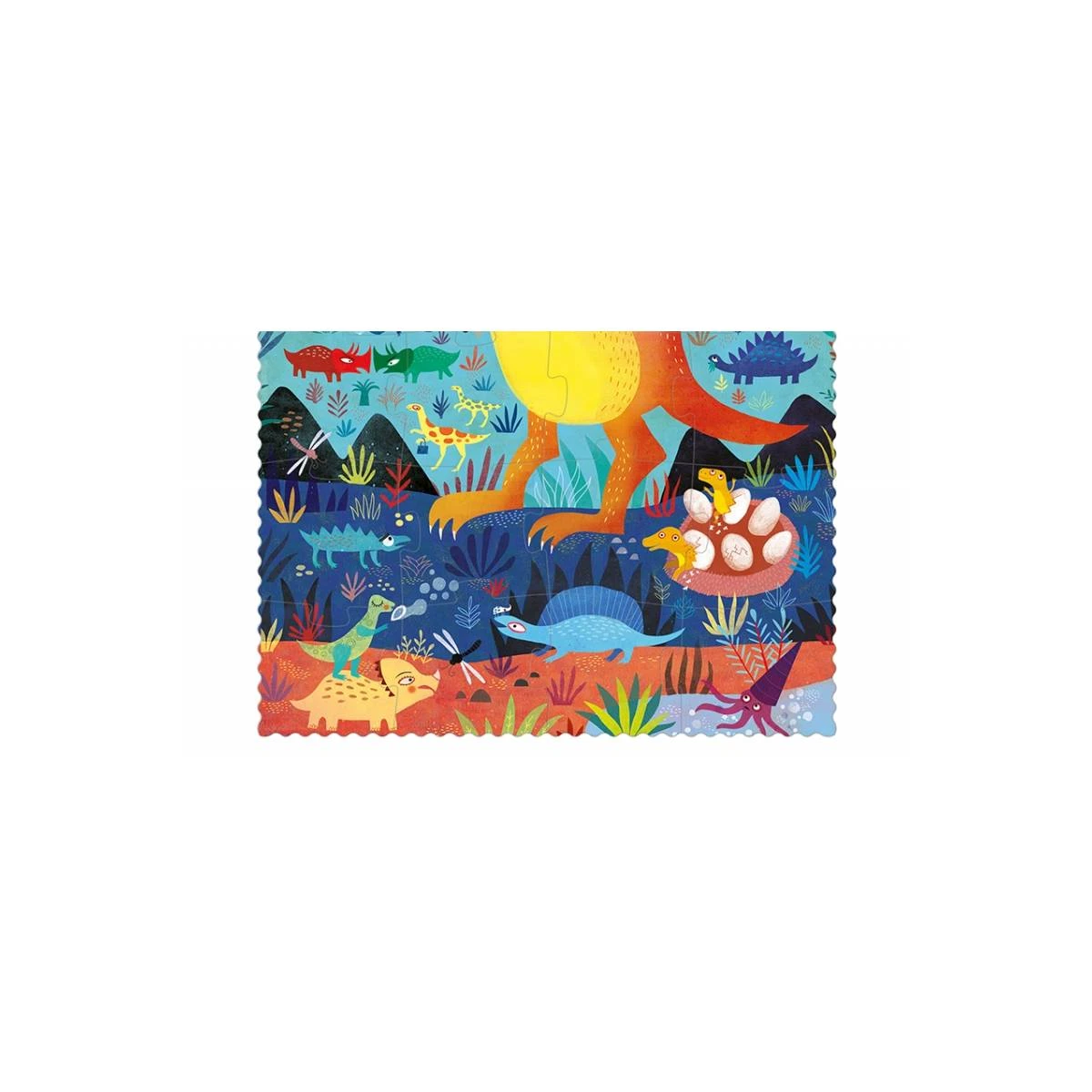 LONDJI Puzzle kieszonkowe Mój Mały Dino | Pan Piksel