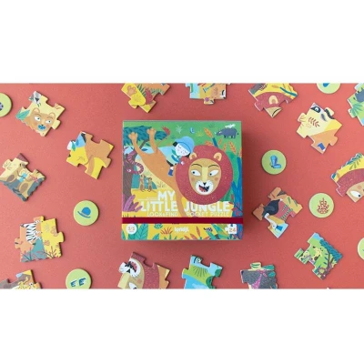 LONDJI Puzzle kieszonkowe Moja Mała Dżungla | Pan Piksel