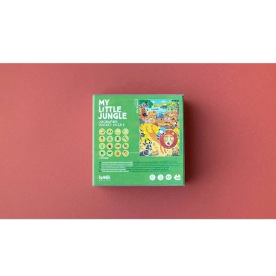 LONDJI Puzzle kieszonkowe Moja Mała Dżungla | Pan Piksel