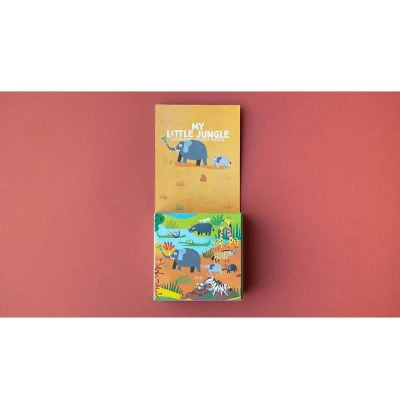 LONDJI Puzzle kieszonkowe Moja Mała Dżungla | Pan Piksel