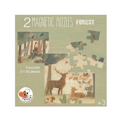 EGMONT TOYS Puzzle magnetyczne Las | Pan Piksel