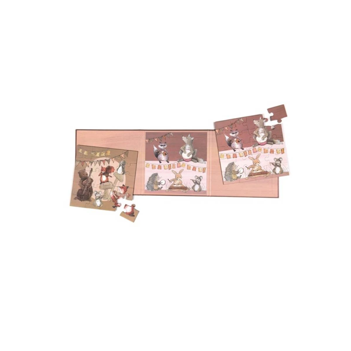 EGMONT TOYS Puzzle magnetyczne Muzycy | Pan Piksel