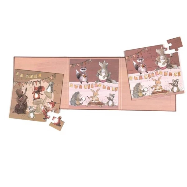 EGMONT TOYS Puzzle magnetyczne Muzycy | Pan Piksel