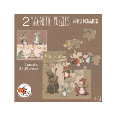 EGMONT TOYS Puzzle magnetyczne Muzycy | Pan Piksel
