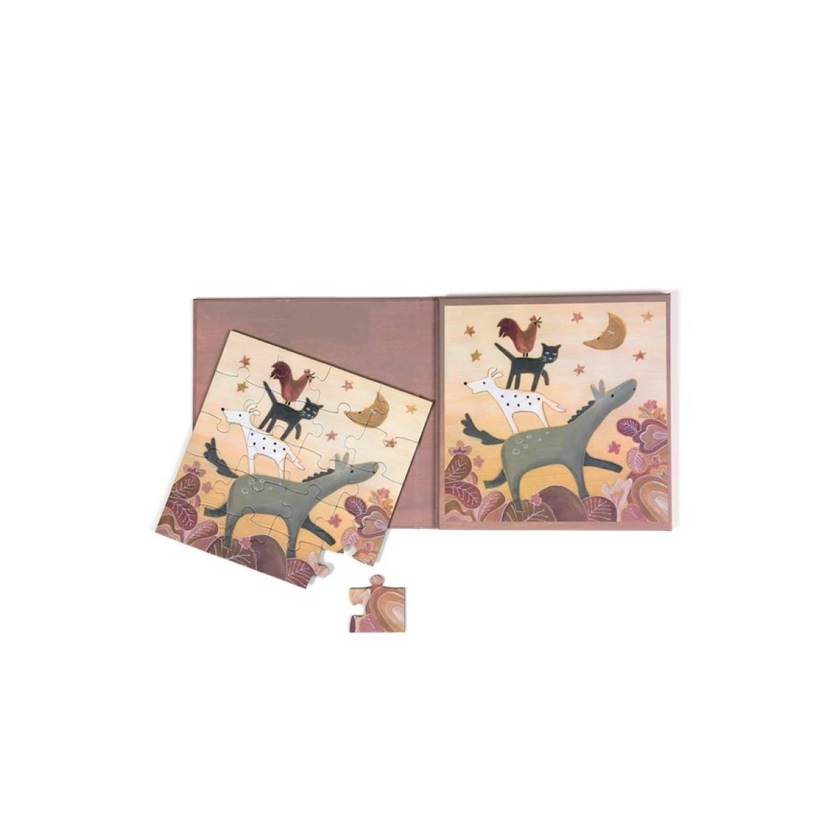 EGMONT TOYS Puzzle magnetyczne Muzykanci z Bremy | Pan Piksel