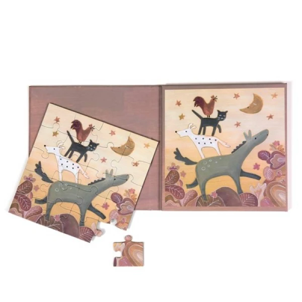 EGMONT TOYS Puzzle magnetyczne Muzykanci z Bremy | Pan Piksel