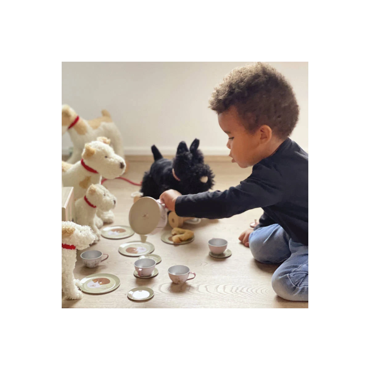 EGMONT TOYS Zestaw herbaciany w wiklinowym koszu Las | Pan Piksel