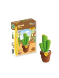 JUMPINGCLAY Jumping Clay | Zestaw kreatywny Doniczka Kaktus Cereus | Pan Piksel