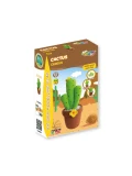 JUMPINGCLAY Jumping Clay | Zestaw kreatywny Doniczka Kaktus Cereus | Pan Piksel
