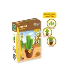 JUMPINGCLAY Jumping Clay | Zestaw kreatywny Doniczka Kaktus Cereus | Pan Piksel