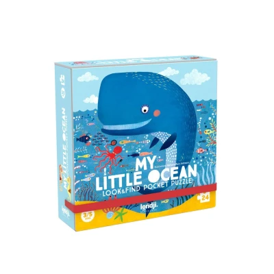LONDJI Puzzle kieszonkowe dla dzieci Mój Mały Ocean | Pan Piksel