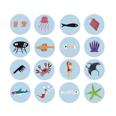 LONDJI Puzzle kieszonkowe dla dzieci Mój Mały Ocean | Pan Piksel