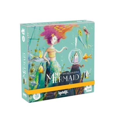 LONDJI Puzzle kieszonkowe dla dzieci Moja Syrena | Pan Piksel