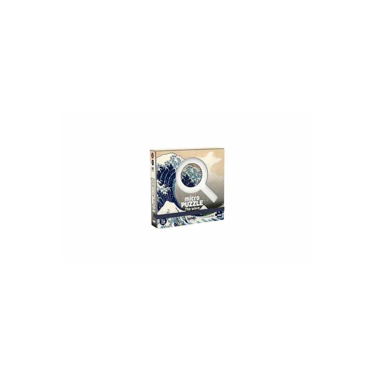 LONDJI Mikro puzzle 600 el. The Wave Hokusai | Pan Piksel