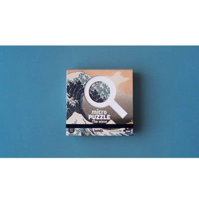 LONDJI Mikro puzzle 600 el. The Wave Hokusai | Pan Piksel