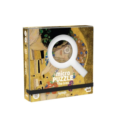 LONDJI Mikro puzzle 600 el. Gustav Klimt The Kiss | Pan Piksel