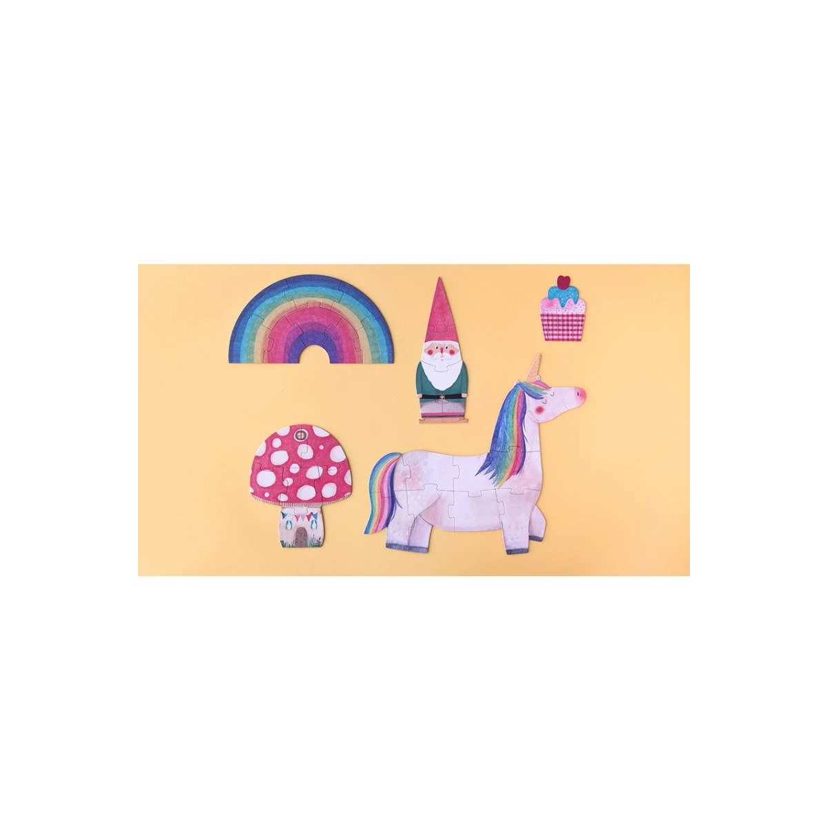 LONDJI Puzzle progresywne Urodziny Jednorożca | Pan Piksel
