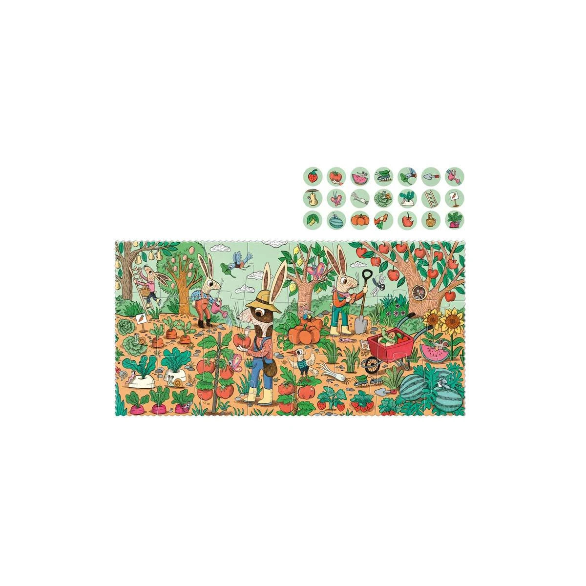 Puzzle Ogród Króliczków Londji | Pan Piksel