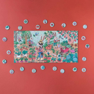 Puzzle Ogród Króliczków Londji | Pan Piksel