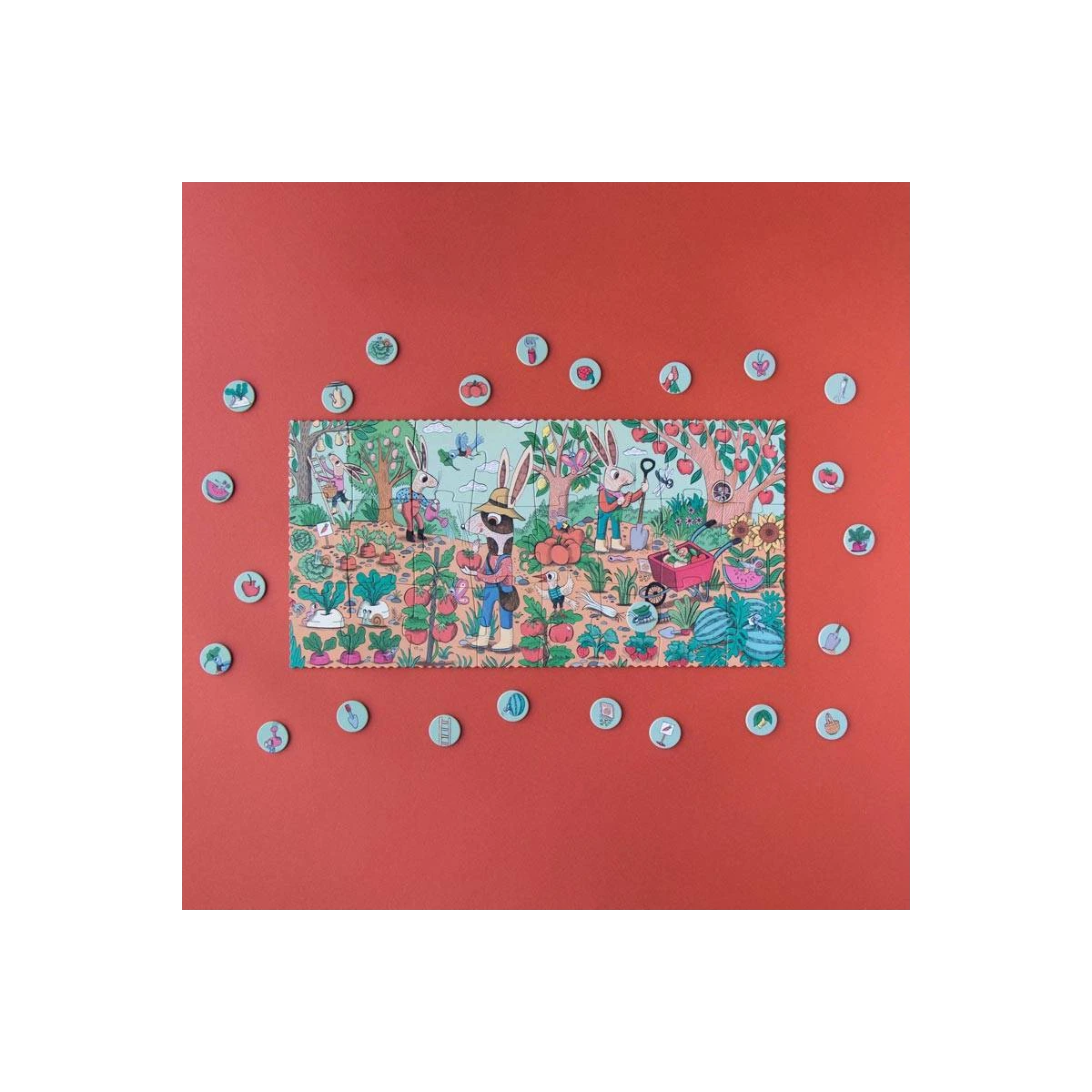 Puzzle Ogród Króliczków Londji | Pan Piksel