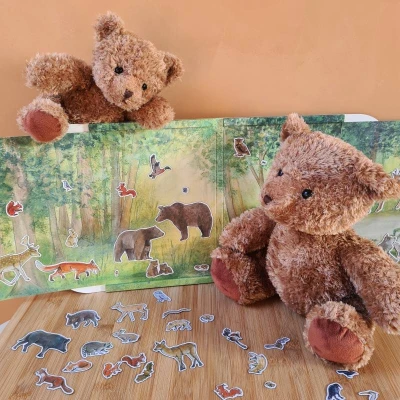 EGMONT TOYS Układanka gra magnetyczna Las | Pan Piksel