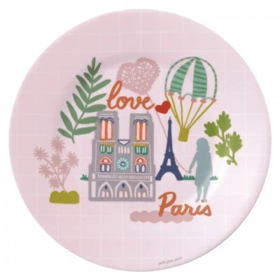 PETIT JOUR PARIS Talerz deserowy fi 20 cm Paryż Emilii | Pan Piksel