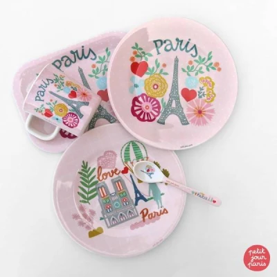 PETIT JOUR PARIS Talerz deserowy fi 20 cm Paryż Emilii | Pan Piksel