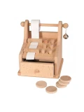 EGMONT TOYS Drewniana kasa sklepowa do zabawy | Pan Piksel