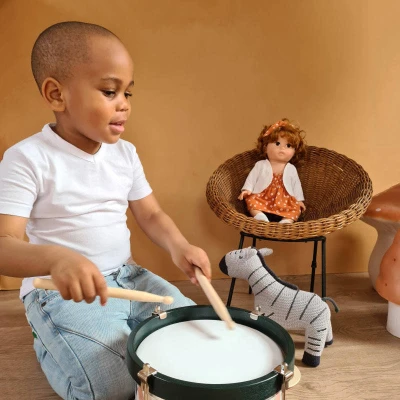EGMONT TOYS Bębenek Ecru zabawka dla dzieci | Pan Piksel