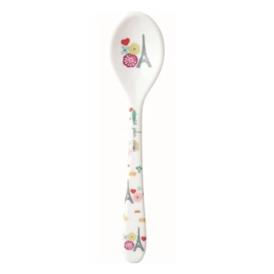 PETIT JOUR PARIS Łyżeczka melaminowa dla dzieci Paryż Emilii 14 cm | Pan Piksel