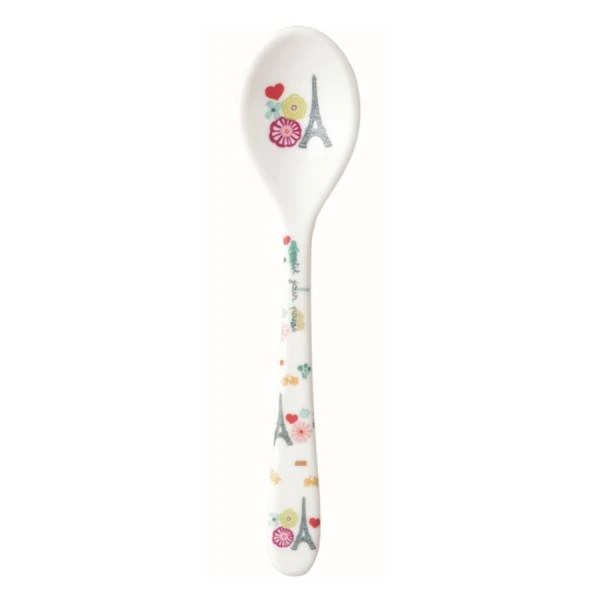 PETIT JOUR PARIS Łyżeczka melaminowa dla dzieci Paryż Emilii 14 cm | Pan Piksel
