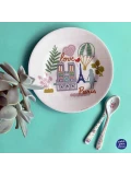 PETIT JOUR PARIS Łyżeczka melaminowa dla dzieci Paryż Emilii 14 cm | Pan Piksel