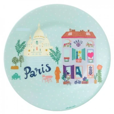 PETIT JOUR PARIS Talerz deserowy fi 20 cm Paryż Emilii | Pan Piksel