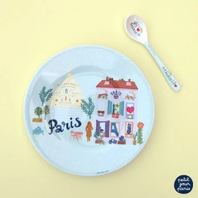 PETIT JOUR PARIS Talerz deserowy fi 20 cm Paryż Emilii | Pan Piksel