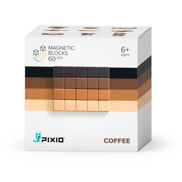 Klocki magnetyczne Coffe Pixio | Pan Piksel
